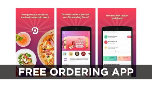 Free ordering app