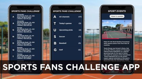 Sports Fans Challenge App