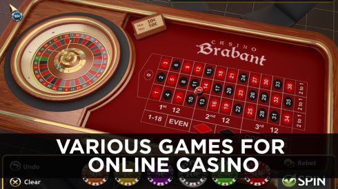 Various games for online casino