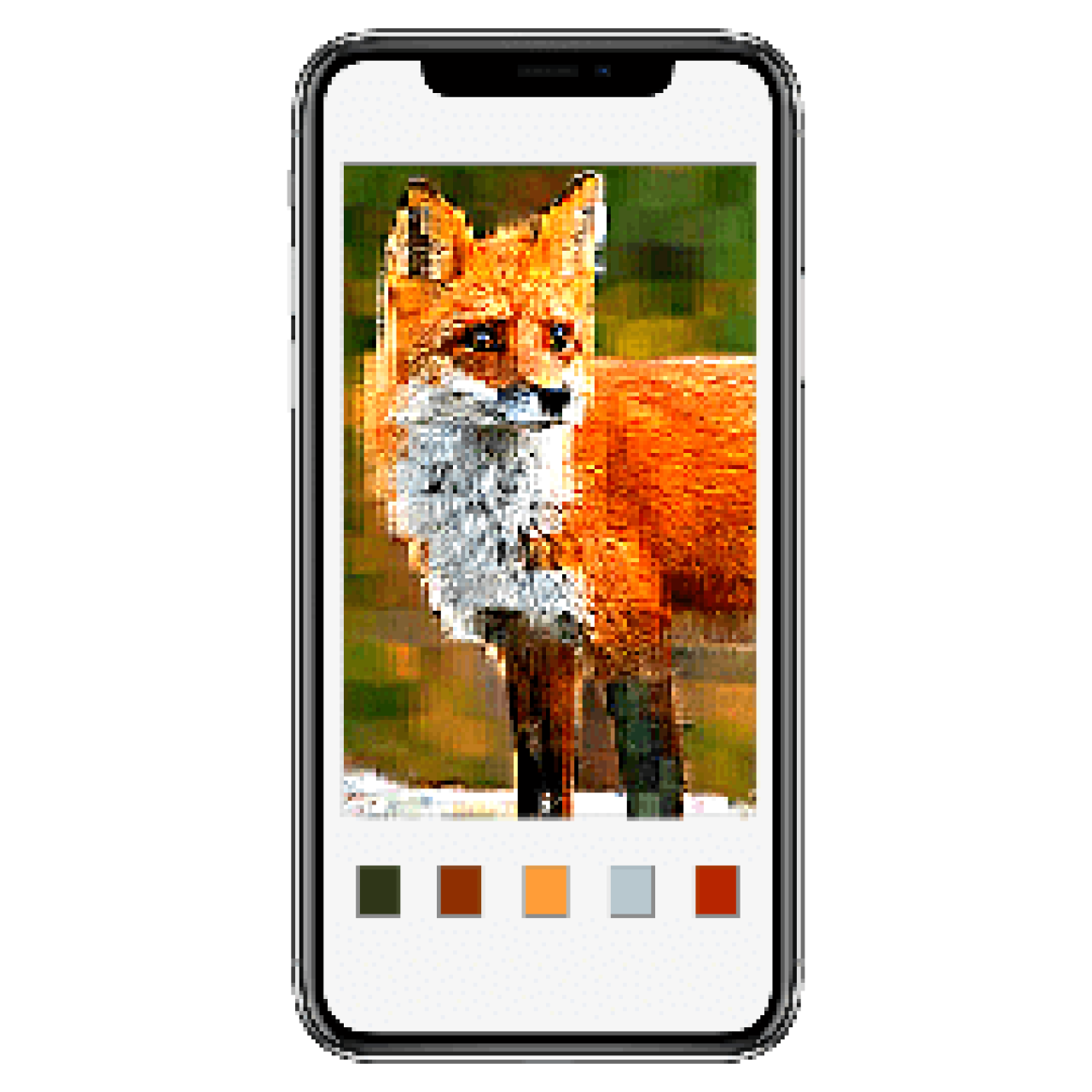 Coloring book app - fox