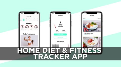 Home Diet & Fitness Tracker App