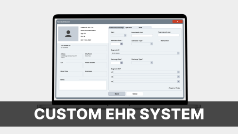 Custom EHR (Electronic Health Records) System