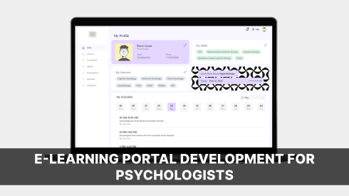 e-Learning Portal Development for Psychologists