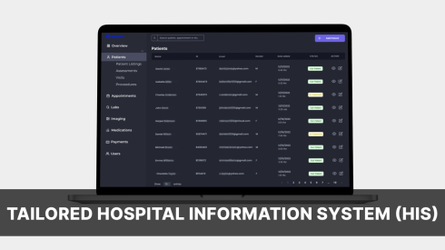 Tailored Hospital Information System (HIS)