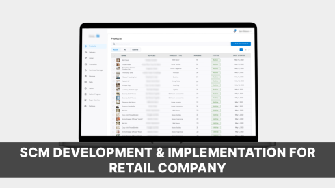 SCM Development & Implementation for Retail Company